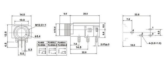 德藝隆6.35麥克風耳機插座 家用視聽設備的優質選擇